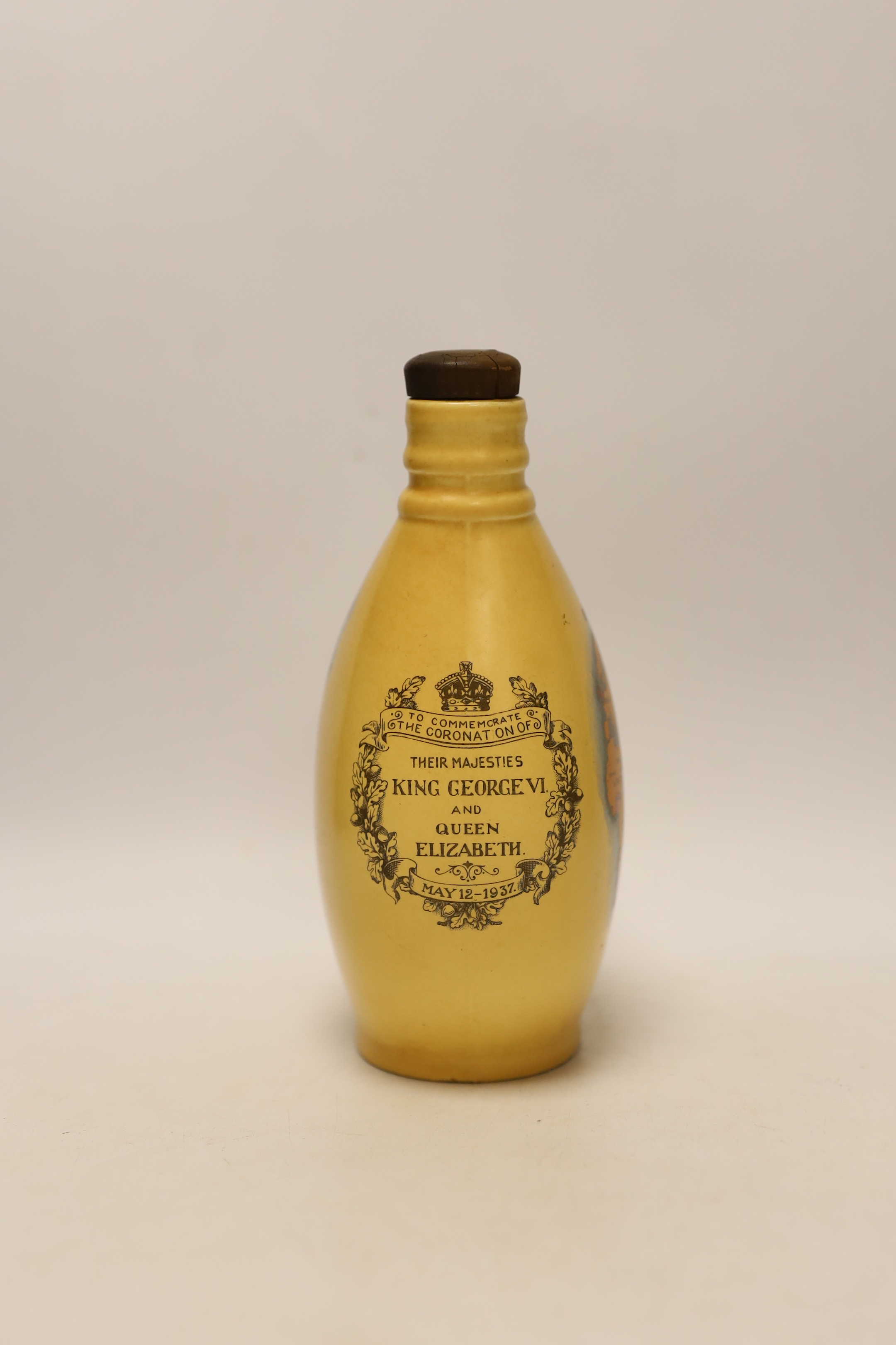 A Royal Commemorative Australian Wines ewer by Crown Ducal, 20cm